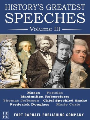 cover image of History's Greatest Speeches--Volume III